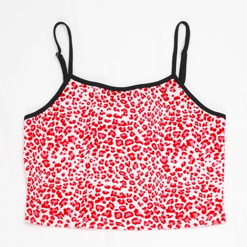 Leopard Print Crop Top